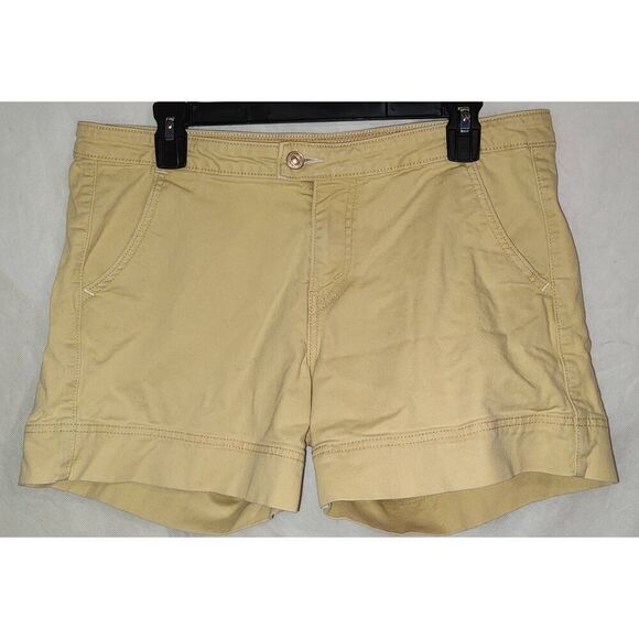 Levi's 545 yellow shorts Size 10 women Red Tag Y2K - Picture 1 of 7